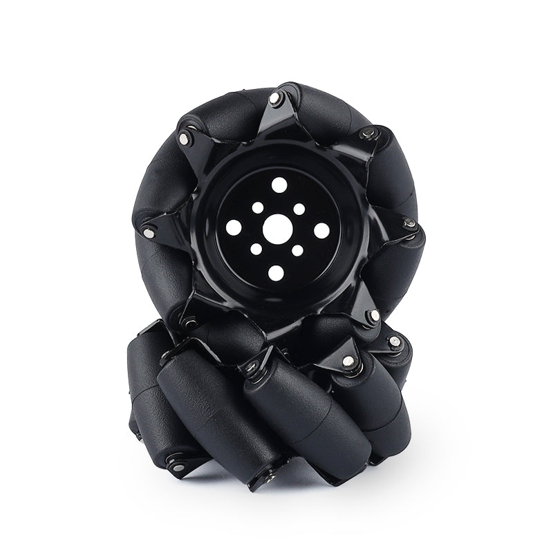 YFROBOT 3 inches Metal Mecanum wheels, 76mm in size,come in a set of four with couplings included