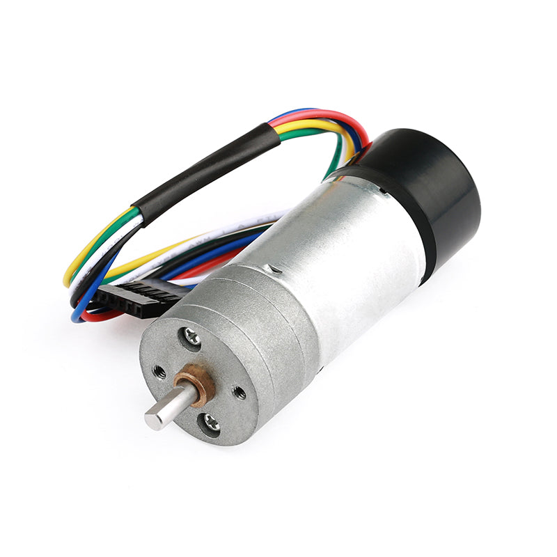 YFROBOT Metal Gearmotor GA25 12V with 13 CPR Encoder Hall speed measurement