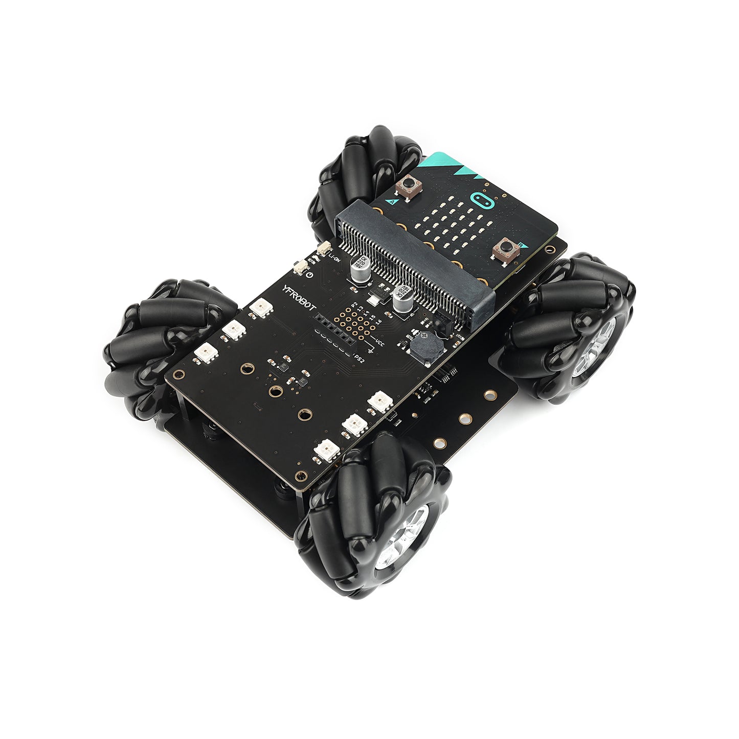 YFROBOT 4WD Mecanum Wheels omini Robot for Micro:Bit (without battery and Control motherboard)