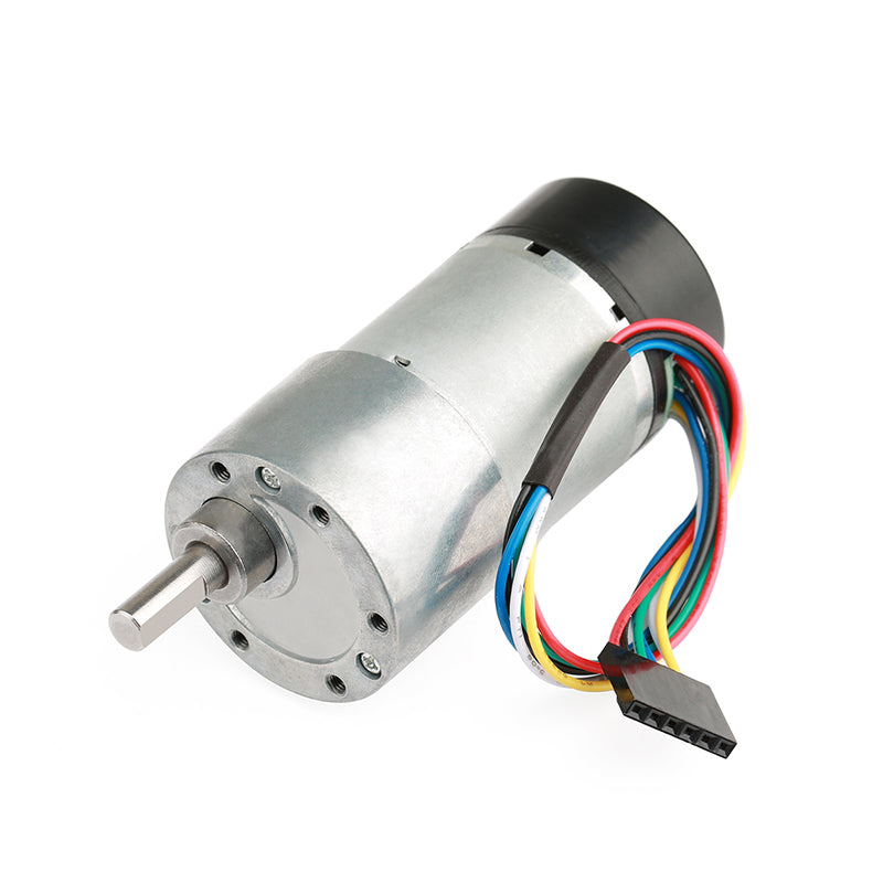 YFROBOT Metal Gearmotor GB37-3530 12V with 16 CPR Encoder Hall speed measurement