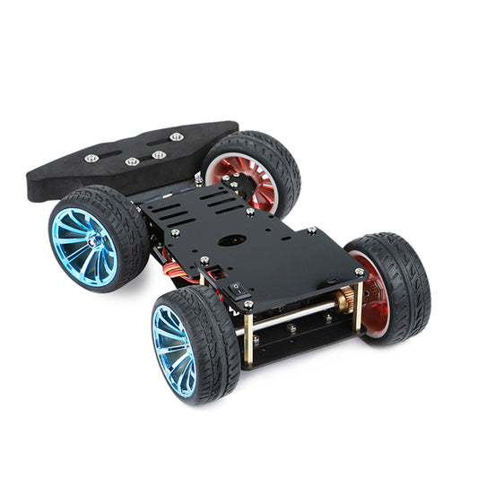 YFROBOT 4WD chassis steered by a servo motor