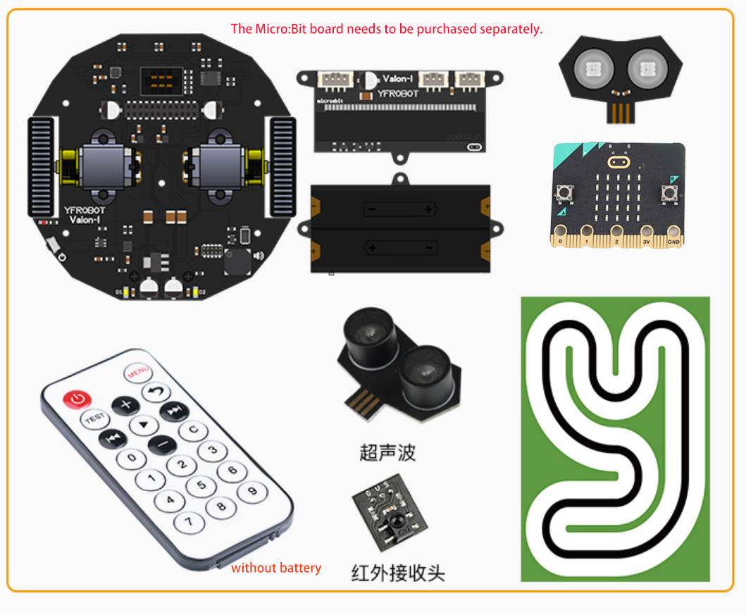 YFROBOT Valon-I Robot for MicroBit and without battery